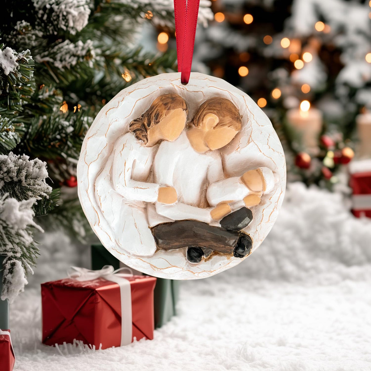 Baby First Christmas Ornament 2026 3D Resin Sculpture G247578