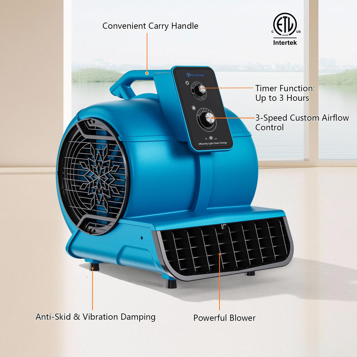1/2 HP 2600 CFM Air Mover Fan V59770