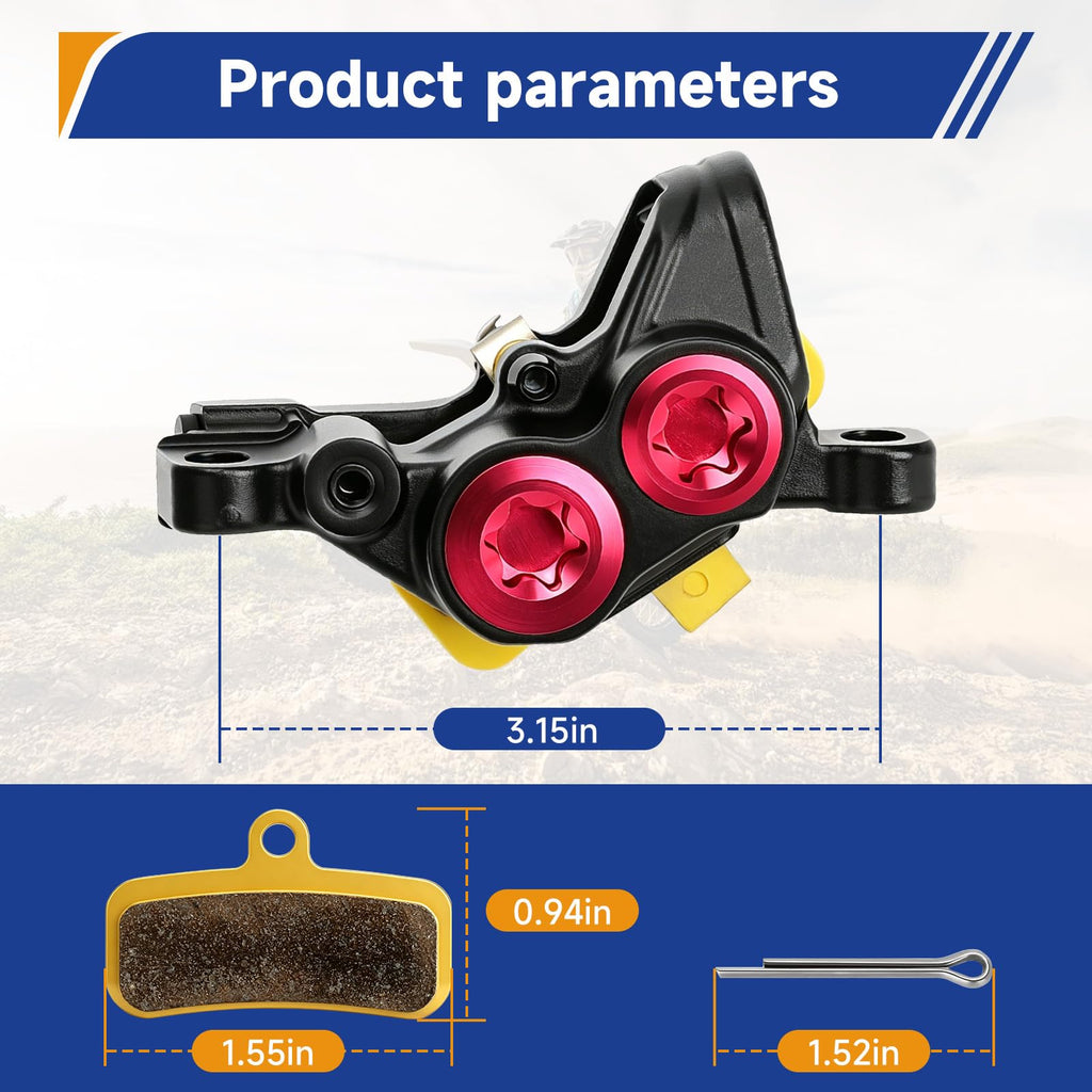 Front Rear Brake Caliper M762