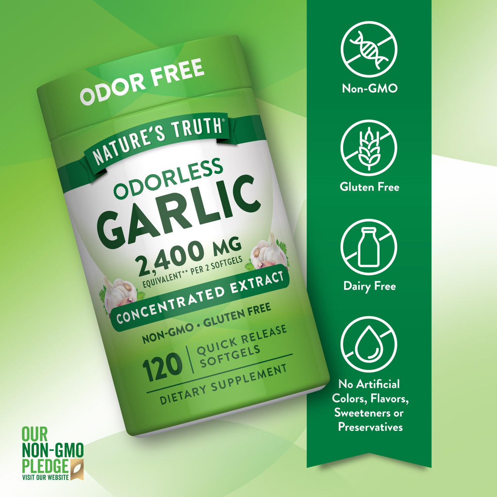Odorless Garlic 120 Softgels P145