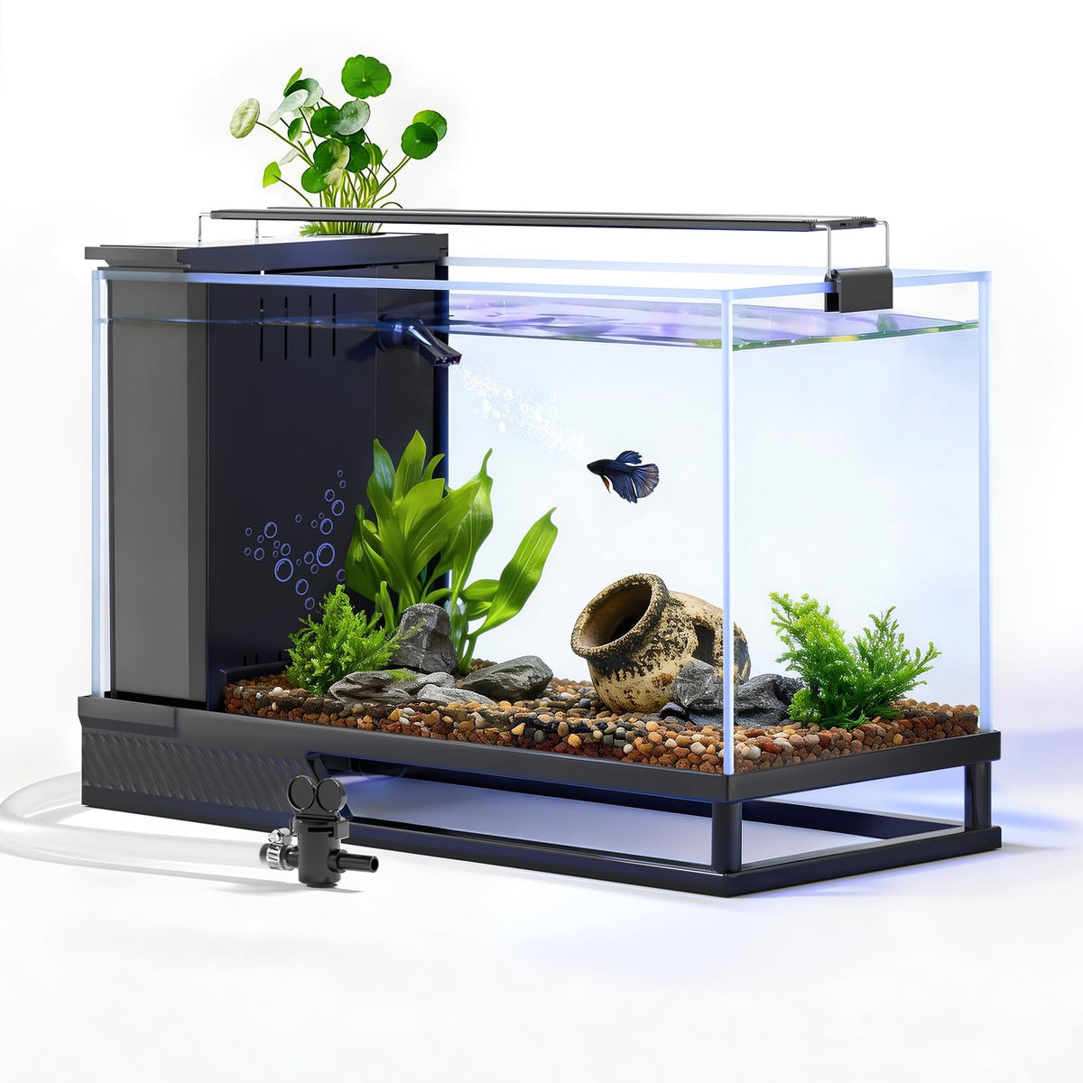 4 Gallon Aquarium Kit with Bottom Drainage D308511