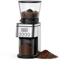Electric Stainless Steel Conical Burr Coffee Grinder with 30 Grind Settings M59188