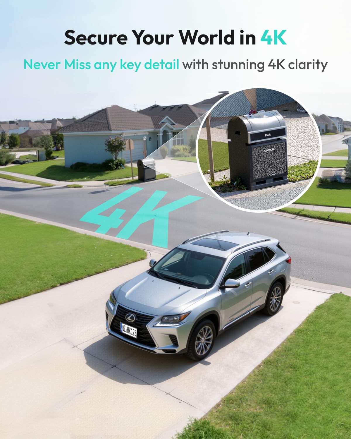 4K Wireless Outdoor Security Camera 2 Cam-Kit I6158