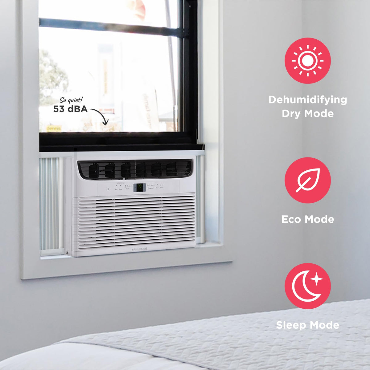 10,000 BTU White Window Air Conditioner M535