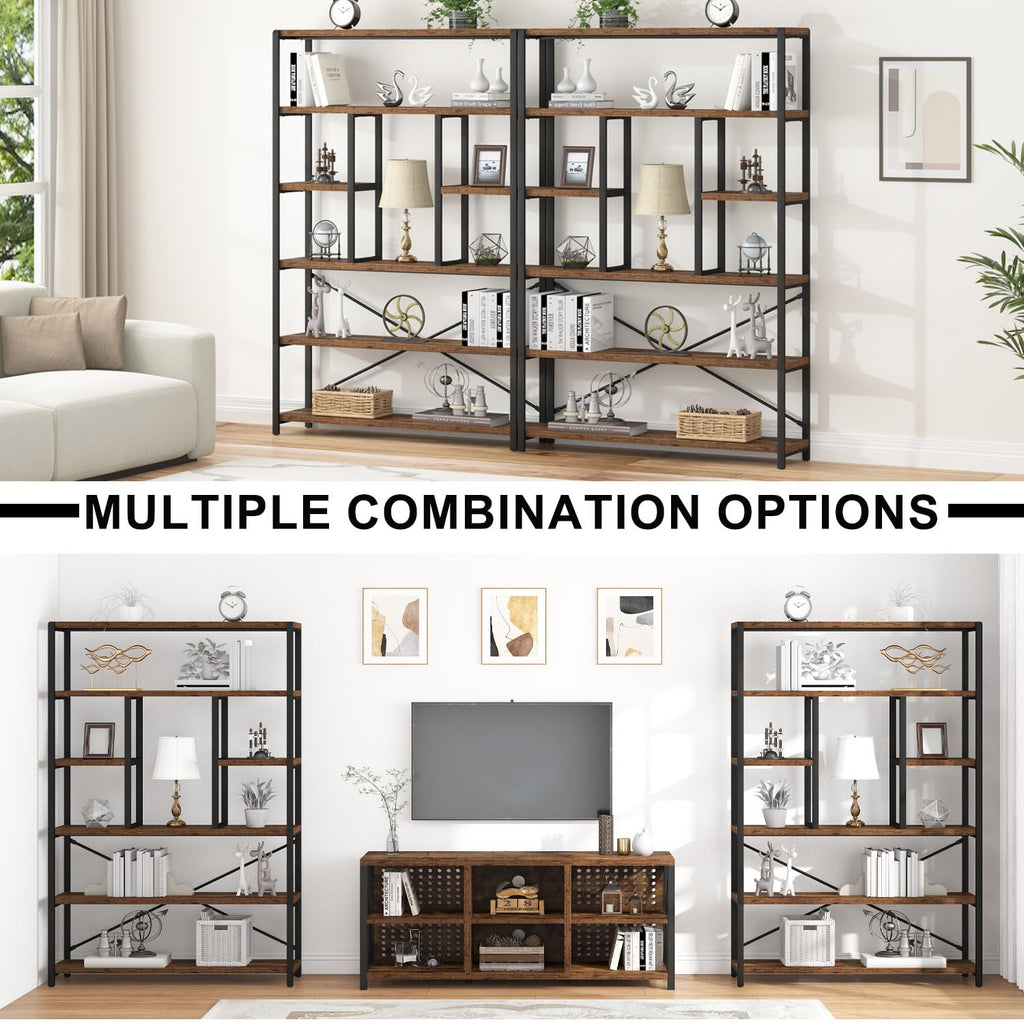 6 Tier Industrial Bookshelf U67745