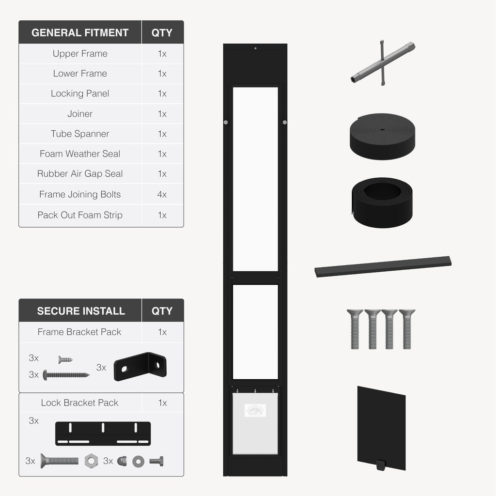 Dog Door for Sliding Glass Door O51069