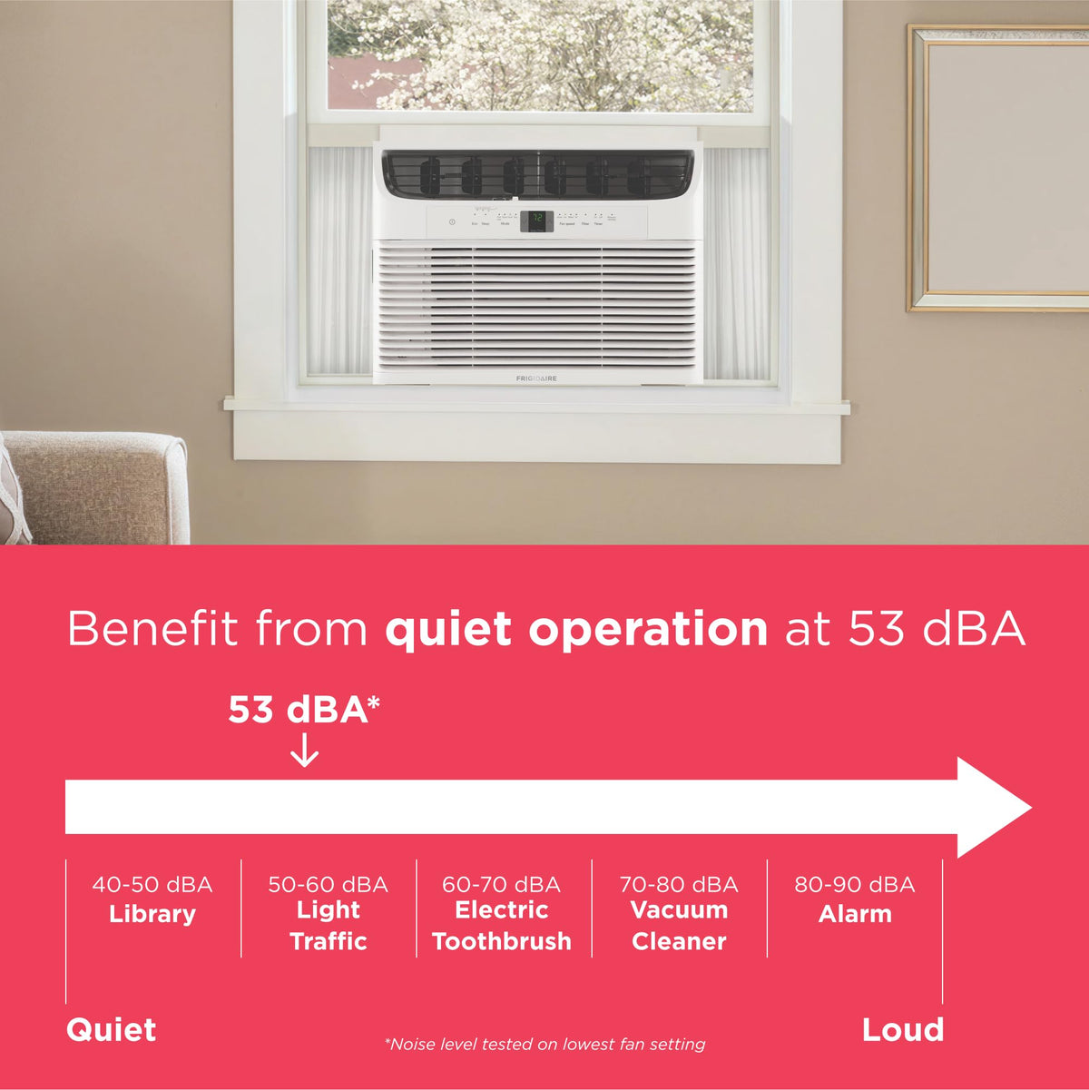 10,000 BTU White Window Air Conditioner M535
