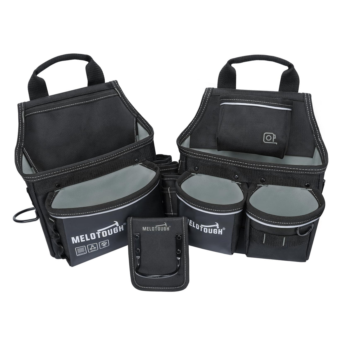 Carpenters Tool Belt with Suspenders 27 Pockets A374