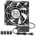 80mm 12v Small Computer Fan with AC Plug F1602