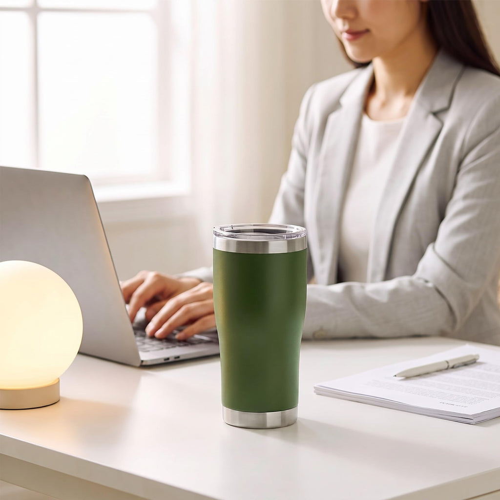 20 oz Stainless Steel Vacuum Insulated Tumbler with Lid E30197
