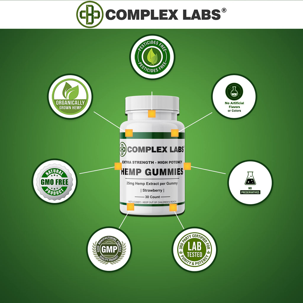 Hemp Gummies 50mg Strawberry Flavor C96591