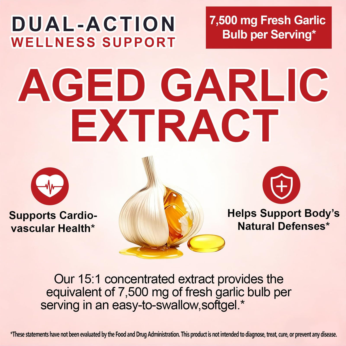 Aged Garlic Extract Capsules 7,500mg W944