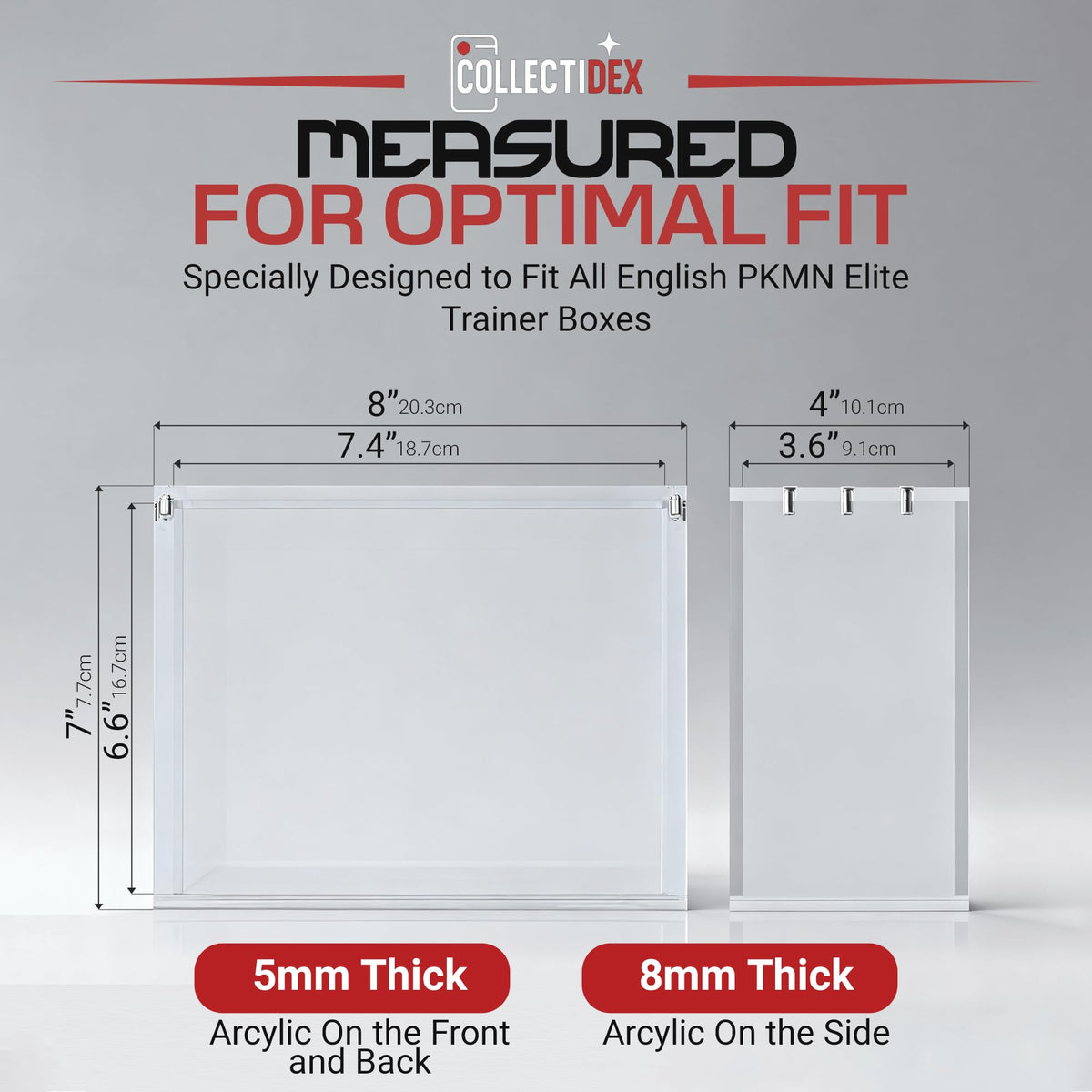 Acrylic Case Protector with Magnet Lid B2323