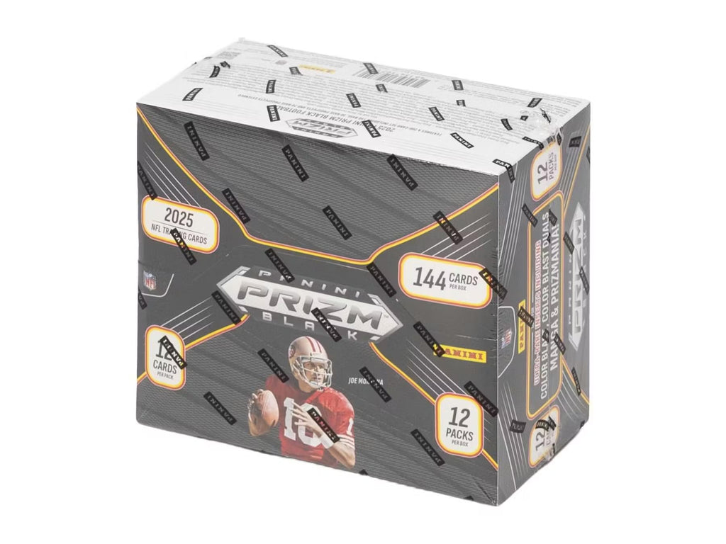 2025 Panini Prizm Black Football Trading Card Box I317440