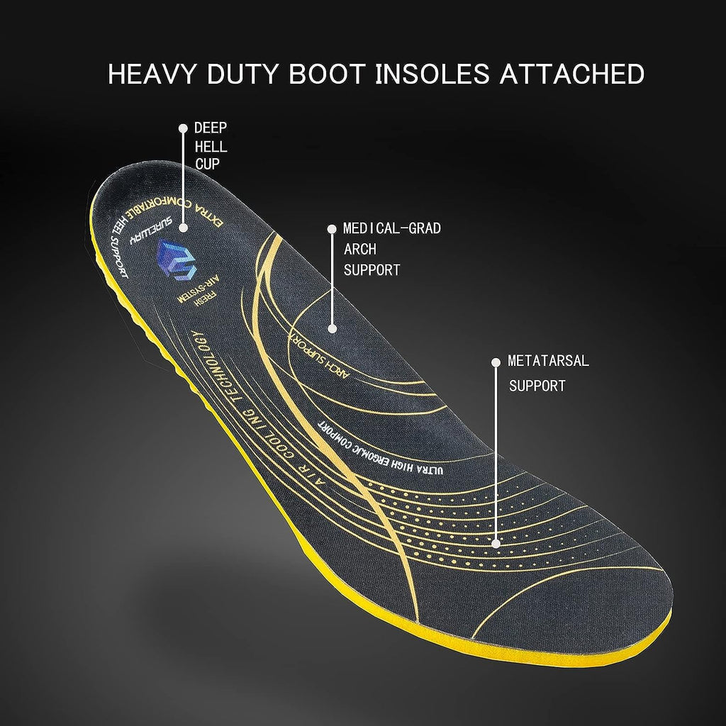 Heavy Duty Soft Composite Steel Toe Work Boots H26622