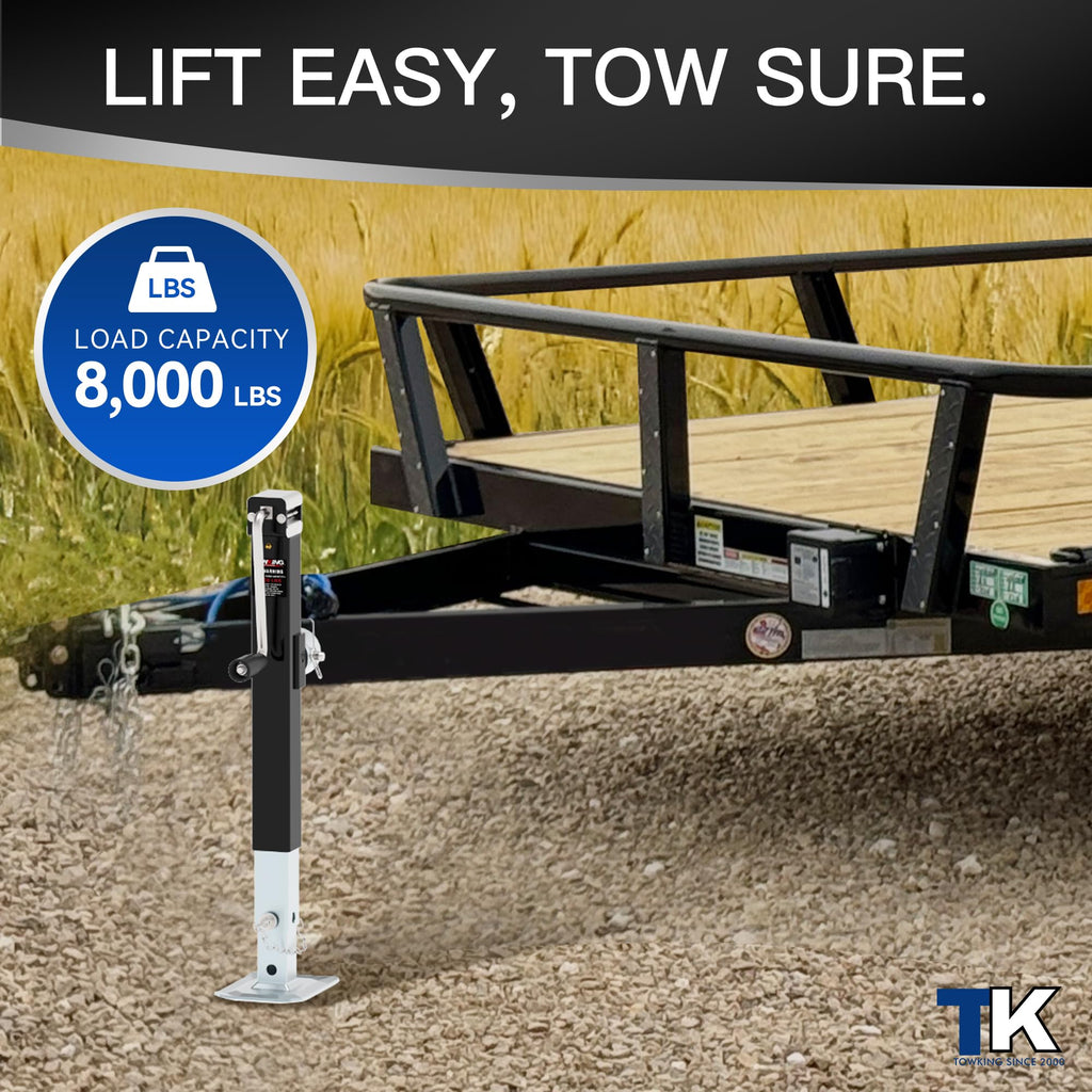 8000lbs 15" Lift Heavy Duty Trailer Jack A98282