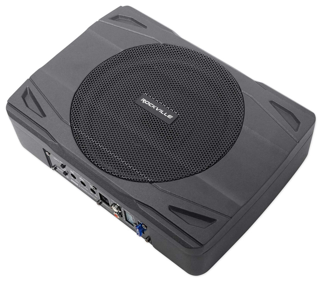8" Powered Under-Seat Car Subwoofer F74360