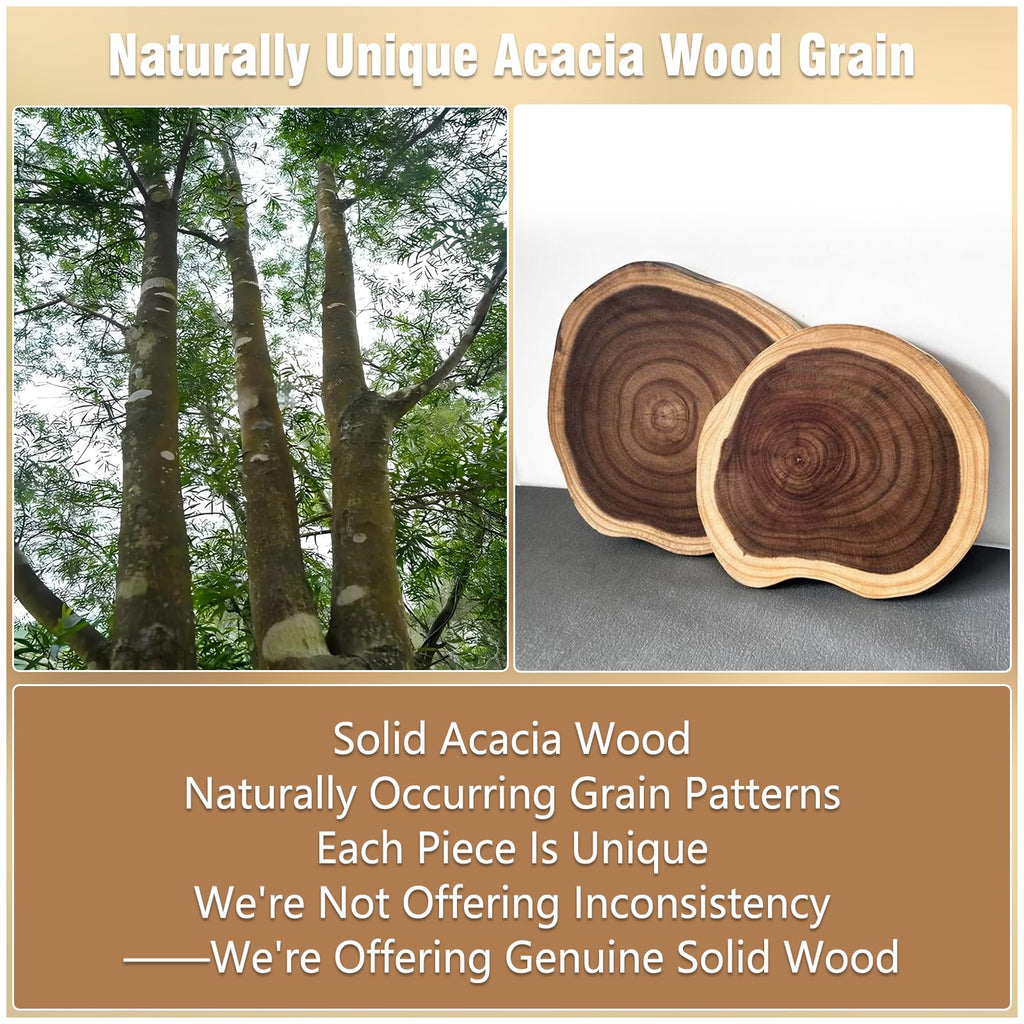 Acacia Wood Corner Bread Box T433