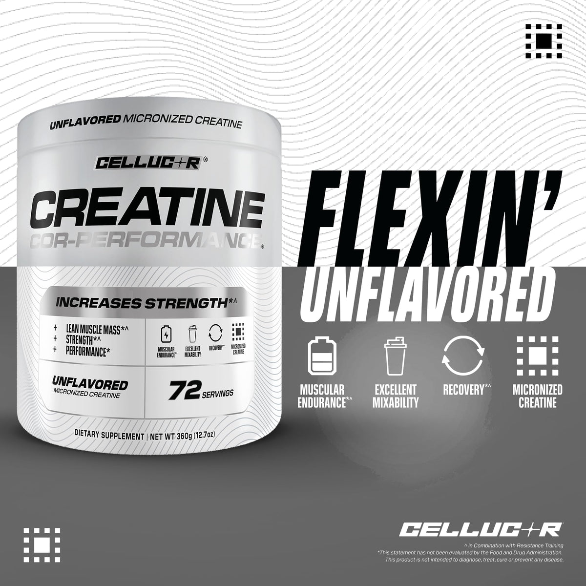 Creatine Monohydrate 72 Servings Y489