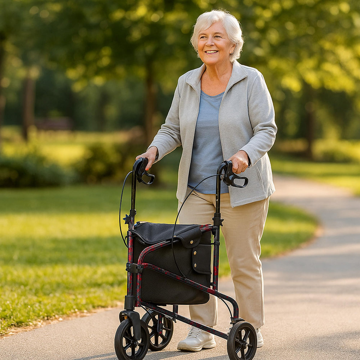 3-Wheel Rollator Walker Z681