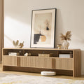 70" Fluted TV Stand with 2 Storage Cabinets G40263