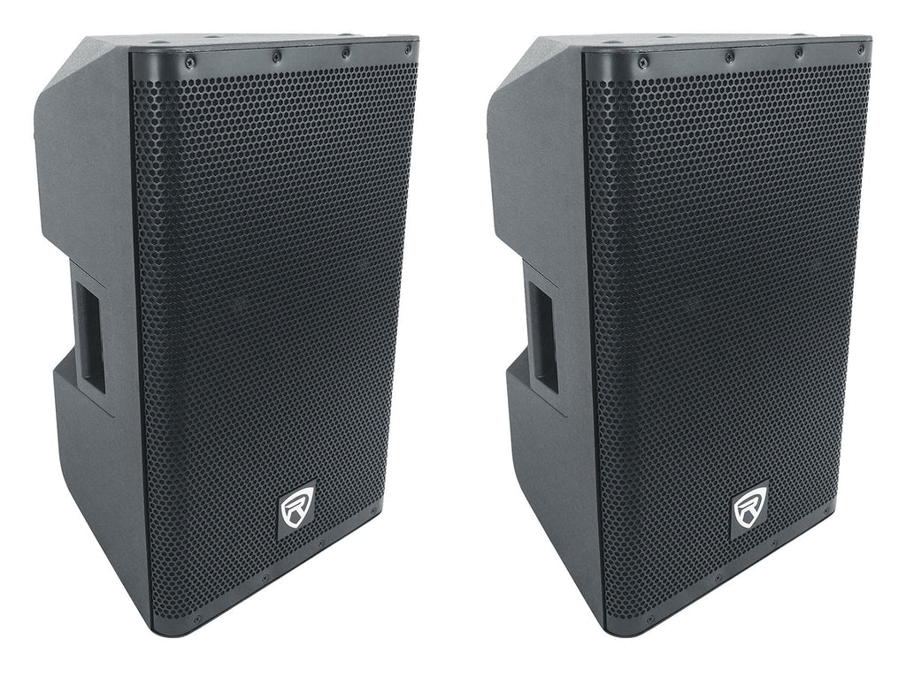 12" Active Powered Speaker with 2-Channel Mixer, 2-Pack A953154