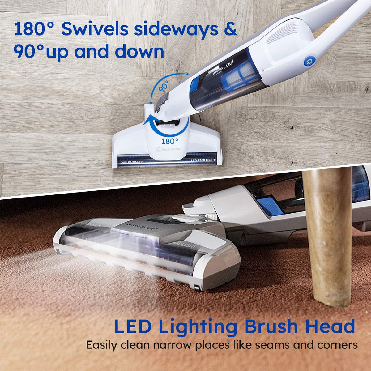 Cordless Handheld & Stick Vacuum 2 in 1 M23160