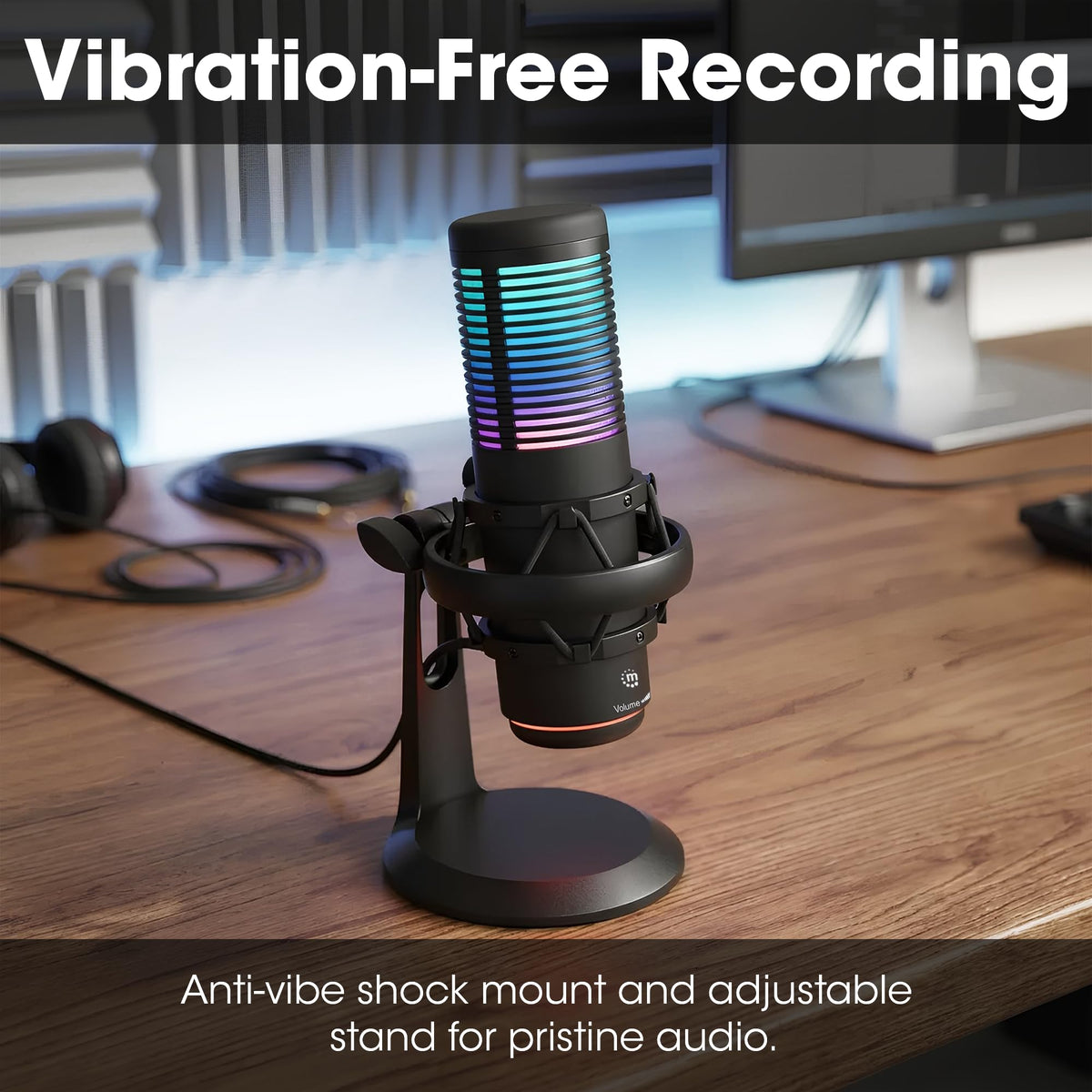 RGB USB Gaming Microphone with Shock Mount N68356