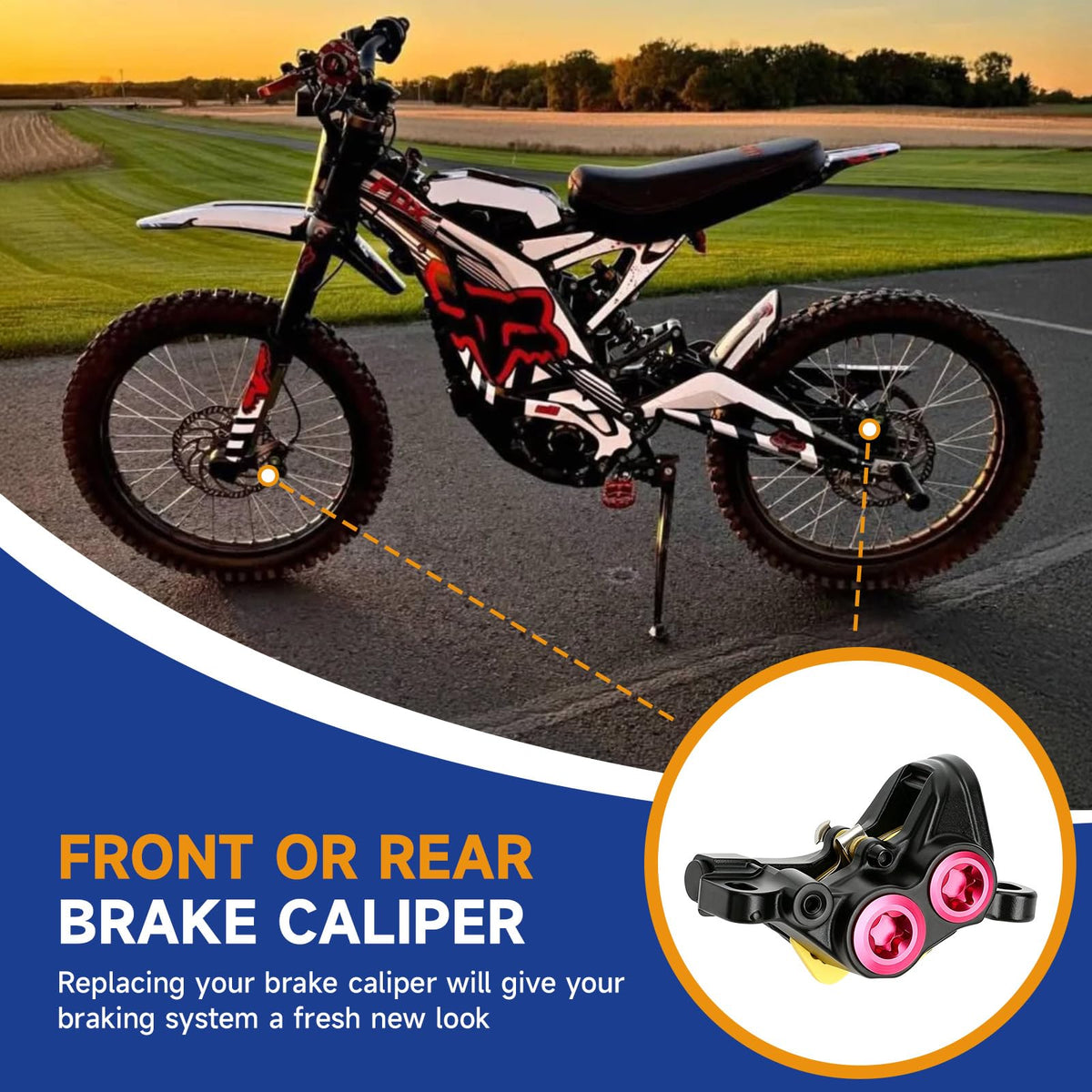 Front Rear Brake Caliper M762