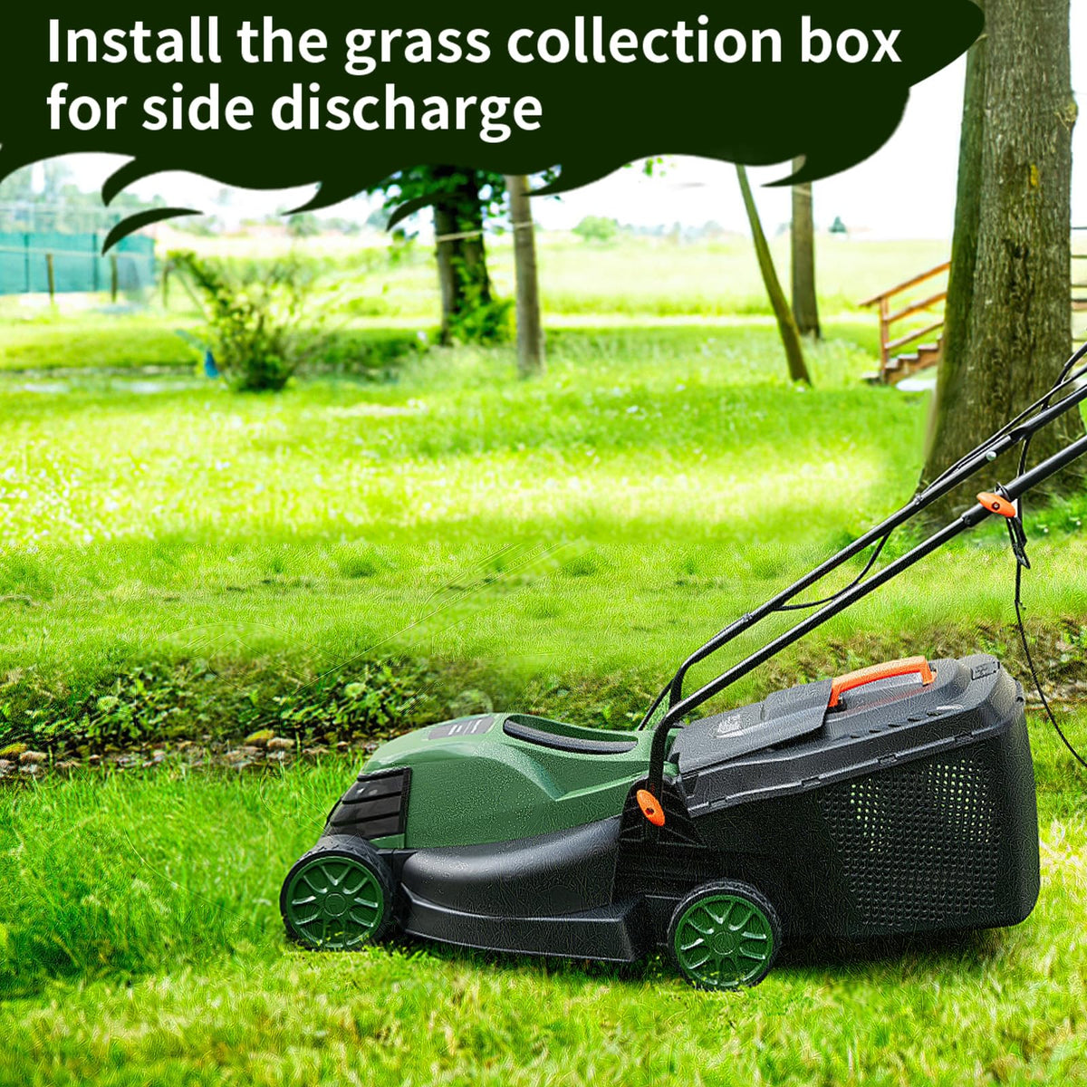 Electric Lawn Mower with Grass Collection Box H218