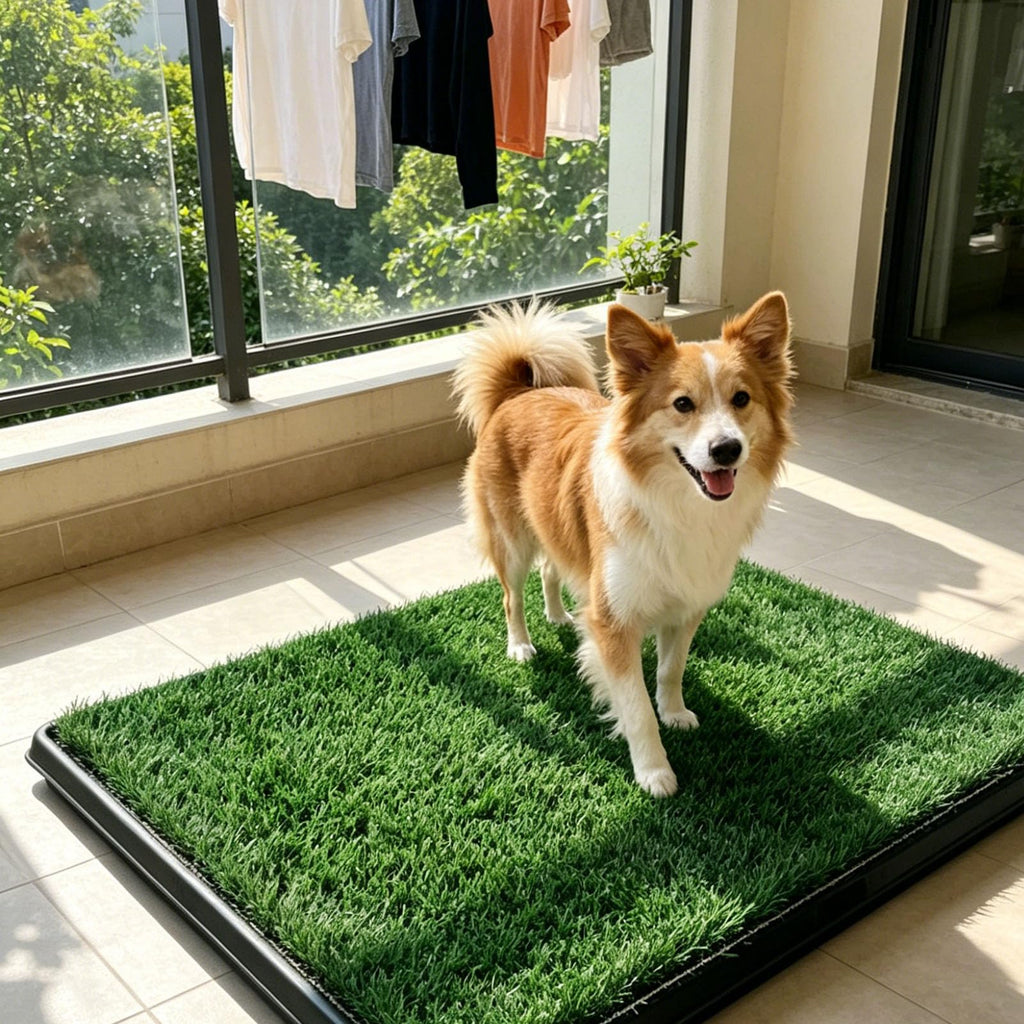 Dog Grass Pad with Tray, 25 x 20 inch O502