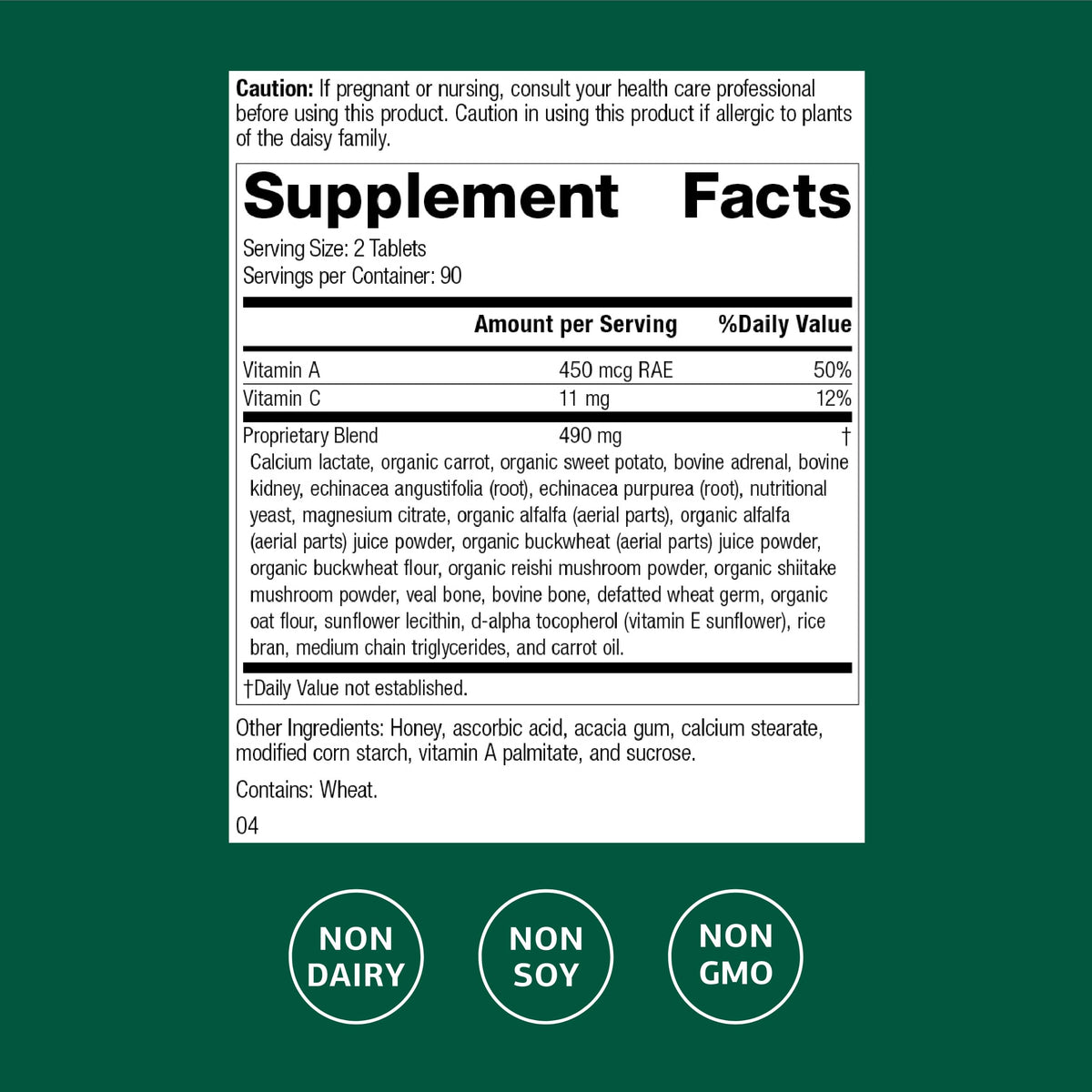 180 Tablets Immune & Cell Support B722