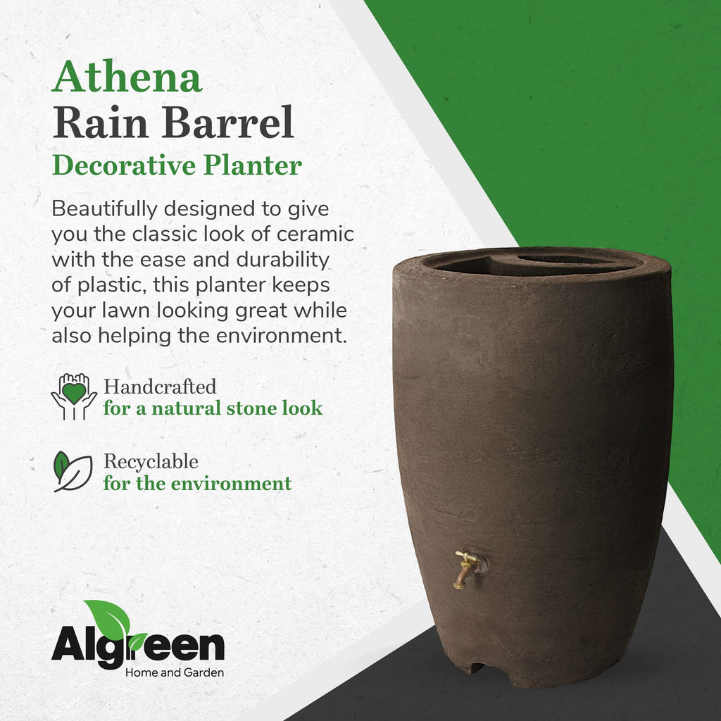 50 Gallon Plastic Rain Barrel 2 Pack R246732