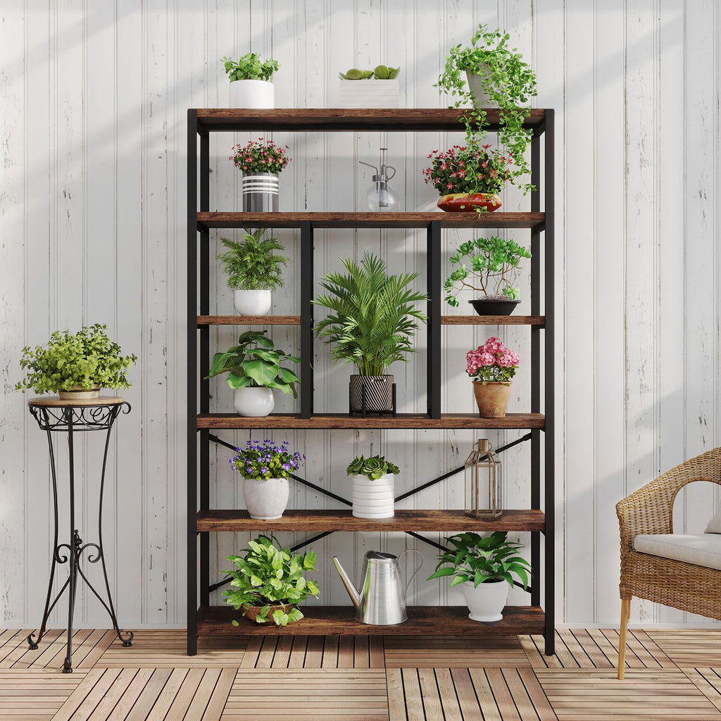 6 Tier Industrial Bookshelf U67745