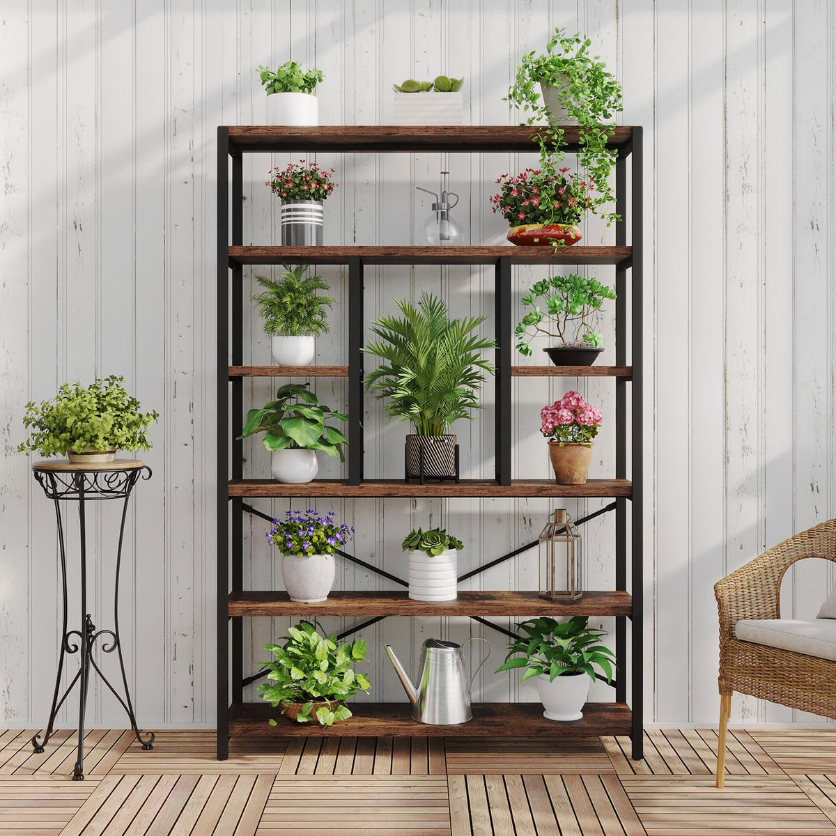 6 Tier Industrial Bookshelf U67745