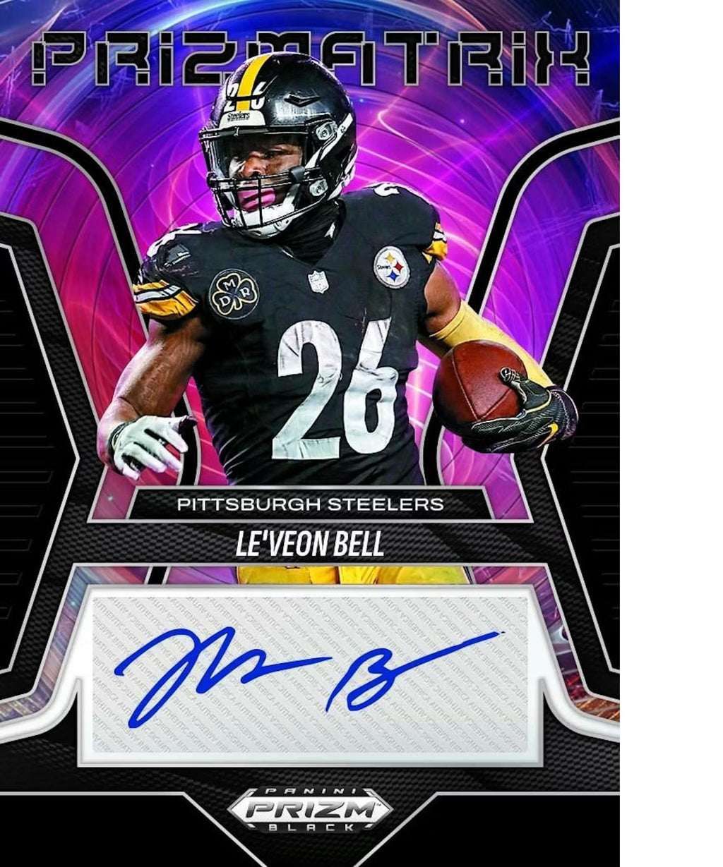 2025 Panini Prizm Black Football Trading Card Box I317440
