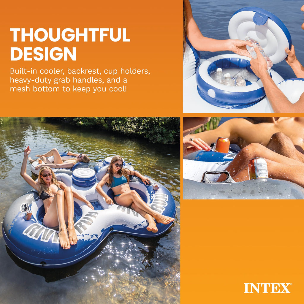 Inflatable 2-Person Floating Lake Lounge G835411