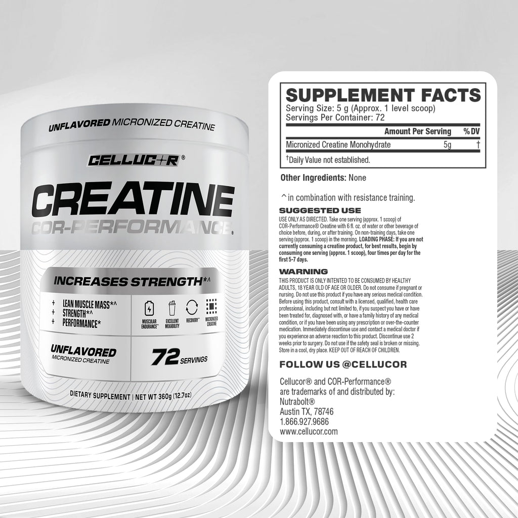 Creatine Monohydrate 72 Servings Y489