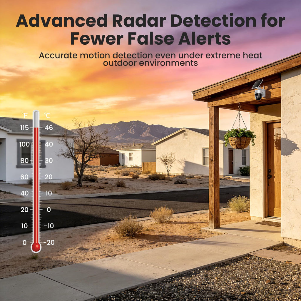 4K Solar Security Cameras Wireless Outdoor System 4-Cam Kit Z39136