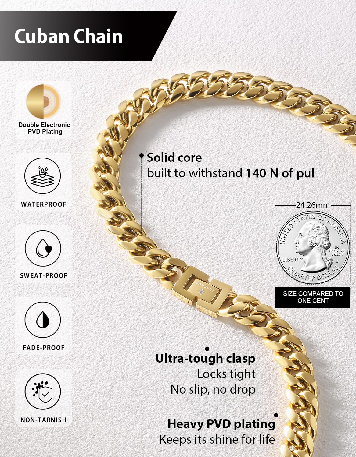 Cuban Link Chain U3008