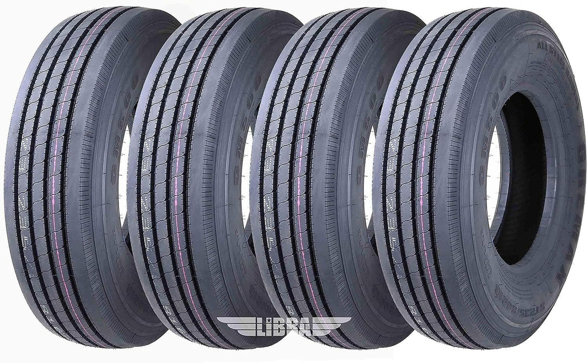 4 Heavy Duty Steel Trailer Tires 225/75R15 14 Ply F74507
