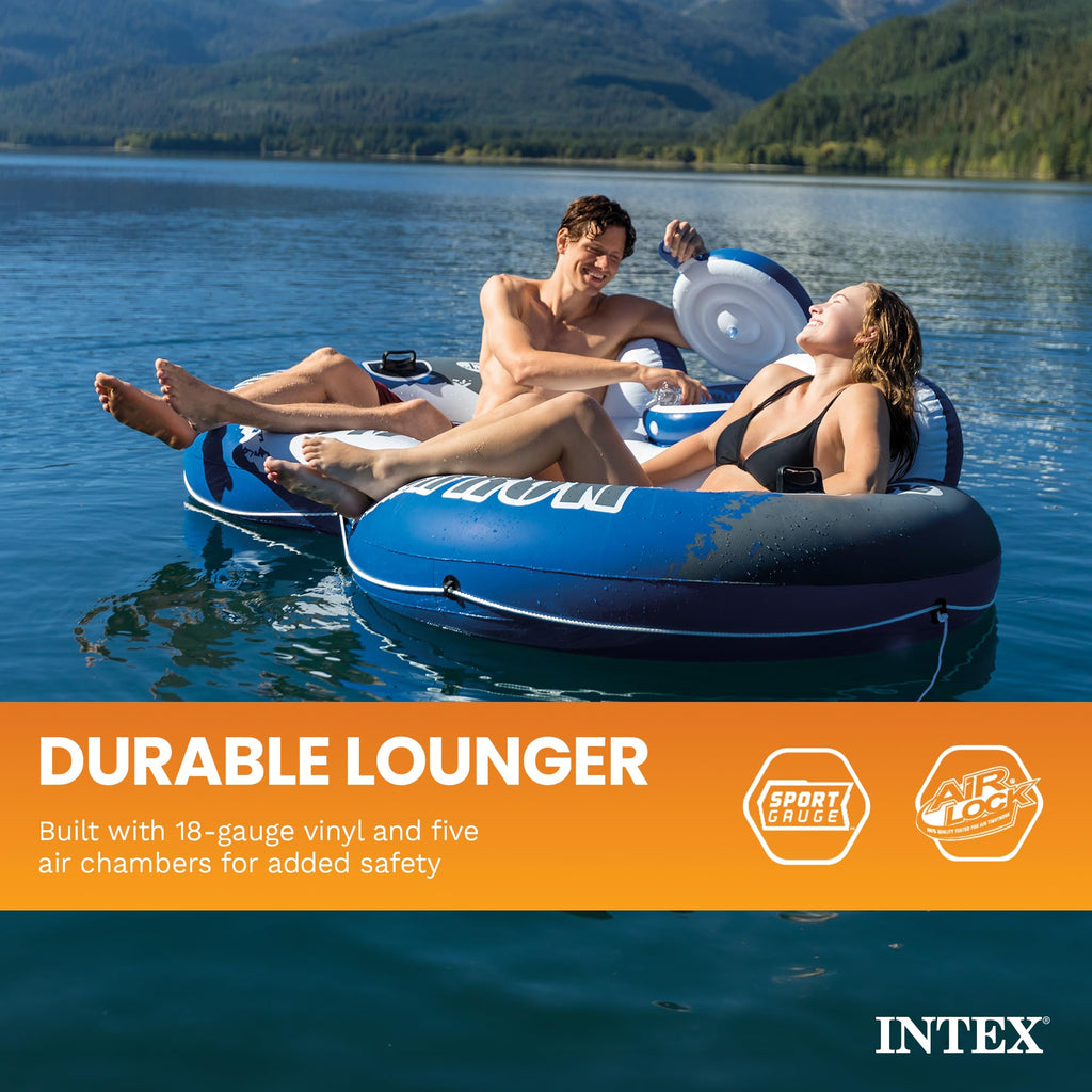 Inflatable 2-Person Floating Lake Lounge G835411