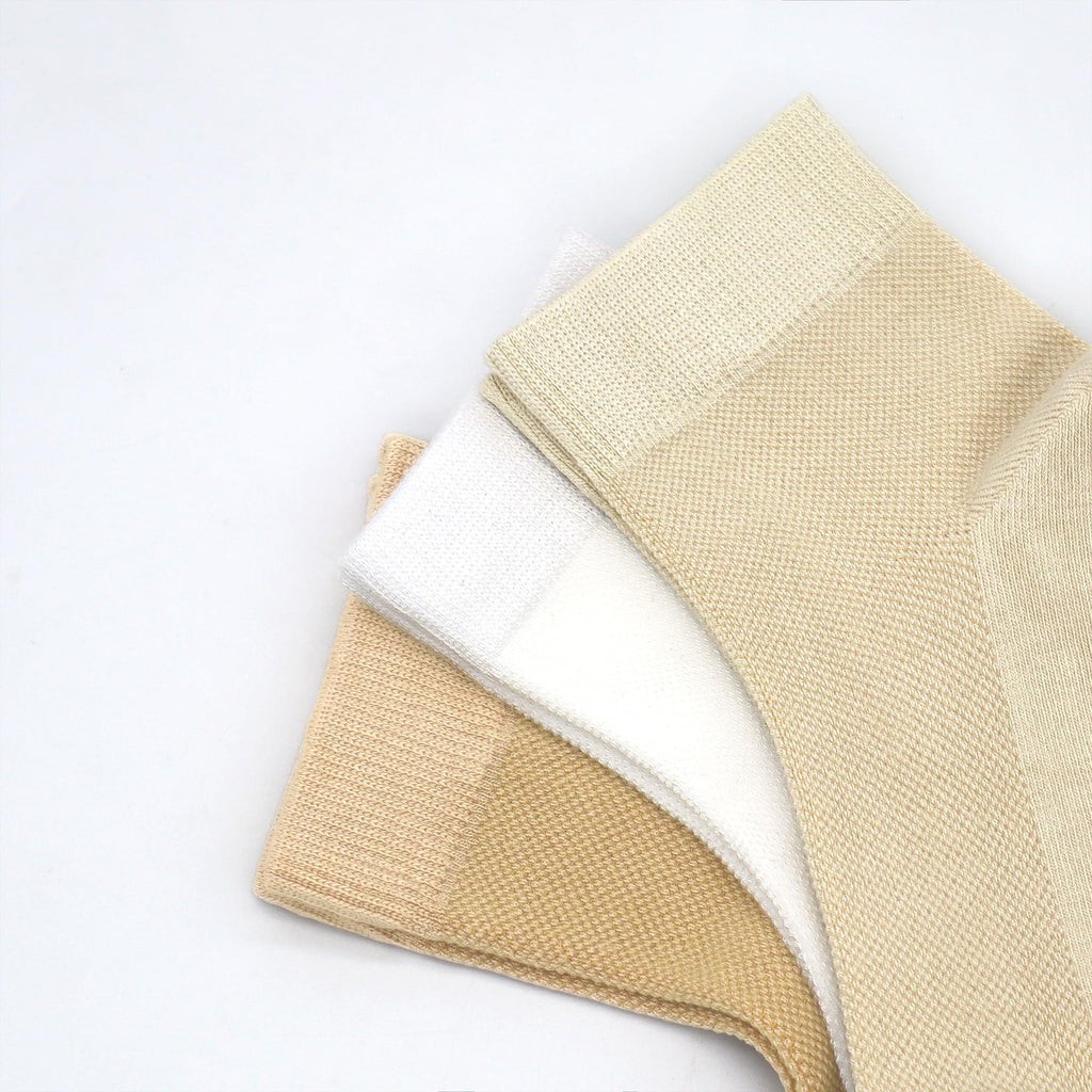 Women Thin Viscose Bamboo Above Ankle Crew Socks 5 Pairs H89124