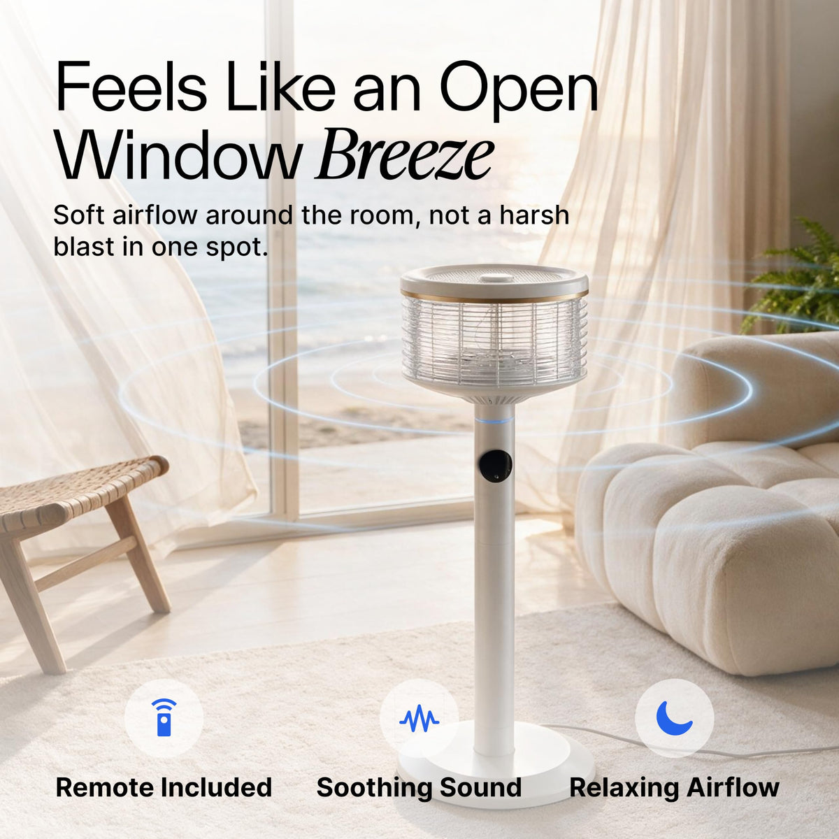 Height-Adjustable Floor & Table Fan Z2833