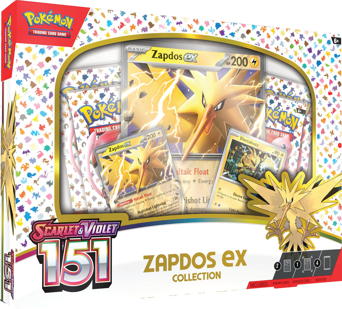 Pokemon TCG 151 Zapdos Ex Box L21534