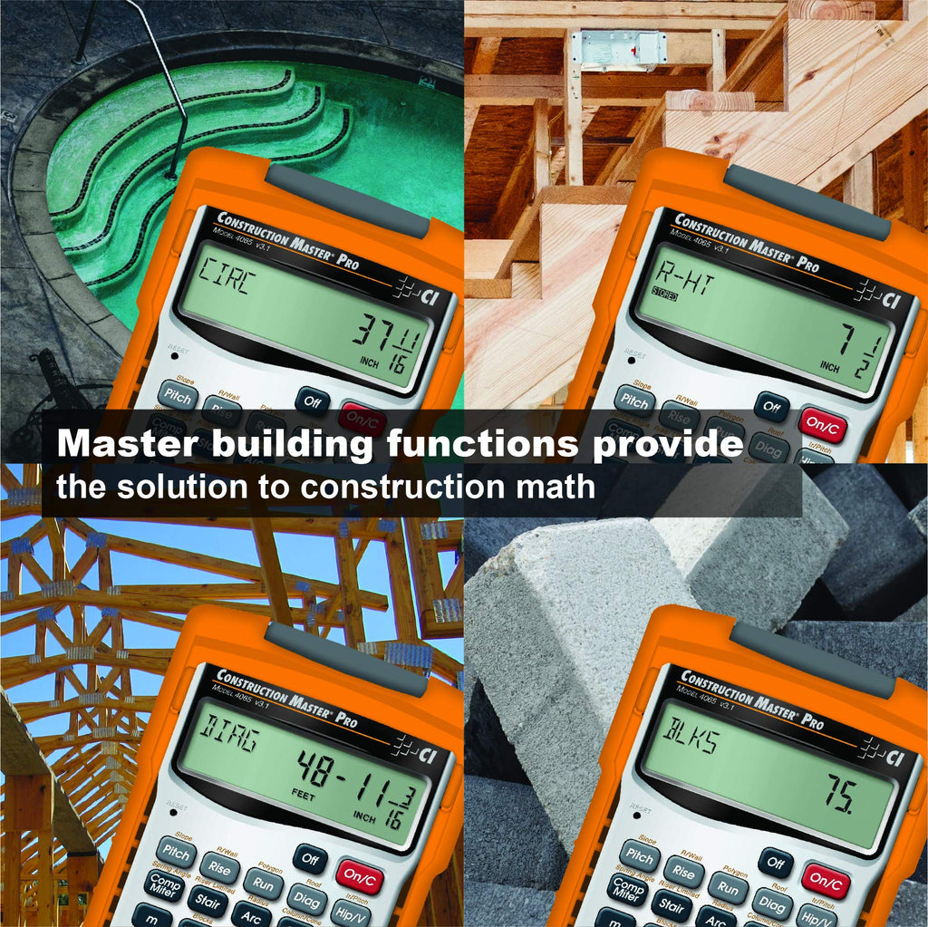 Construction Calculator + Architect Triangular Scale K231630