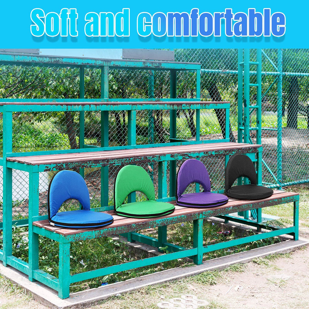 4 Pcs Stadium Seats with Back Support Z30791